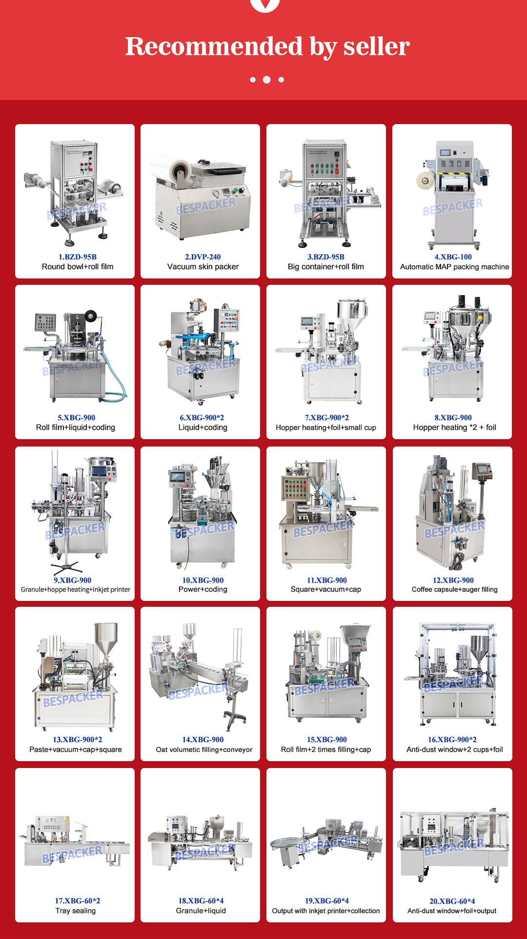 Bespacker machine Manufacturers Bespacker machine Manufacturers